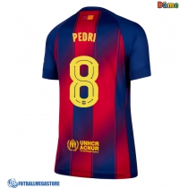 Fotballdrakt Dame Barcelona Pedri Gonzalez #8 Hjemmedrakt 2025-26 Kortermet